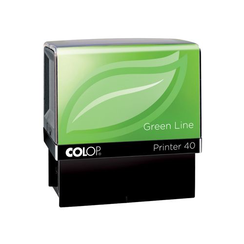 Colop Colop stempel Green Line Printer Printer 40, max. 6 regels, voor Nederland, ft. 23 x 59 mm