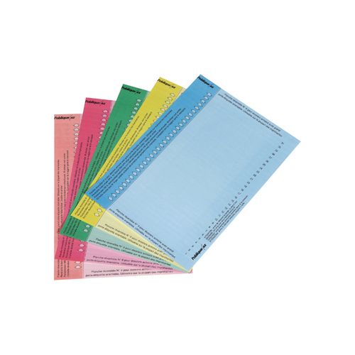 Elba Elba ruiterstrook type 9, vel met 31 etiketten, blauw