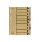 Esselte Esselte tabbladen 10 tabs, karton van 275 g/m²