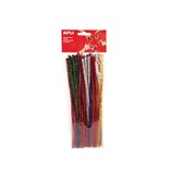 Apli Apli chenilledraad, blister met 50 stuks in geassorteerde glossy kleuren