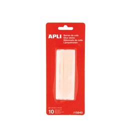 Apli Apli transparante lijmpatronen 7,5 mm, blister met 10 stuks