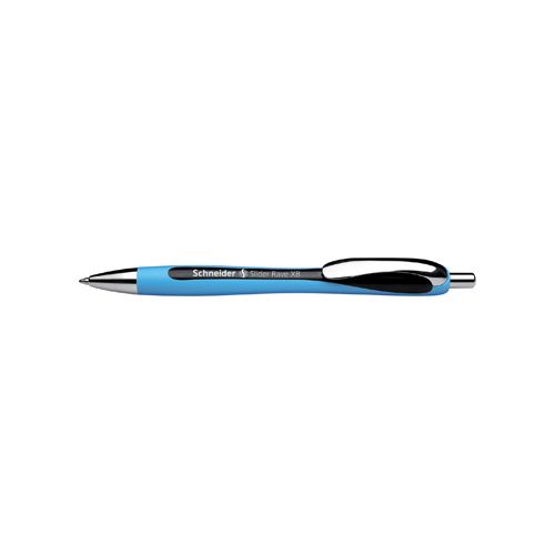 Schneider Schneider balpen Slider Rave, extra breed, zwarte inkt, blauw/zwart