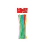Apli Apli chenilledraad, blister met 50 stuks in geassorteerde fluo kleuren