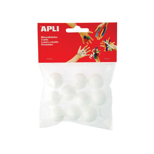 Apli Kids Apli isomobol, diameter 25 mm, blister met 10 stuks