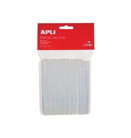 Apli Apli transparante lijmpatronen 7,5 mm, ophangzakje met 25 stuks