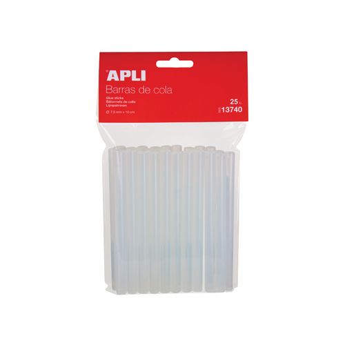 Apli Apli transparante lijmpatronen 7,5 mm, ophangzakje met 25 stuks