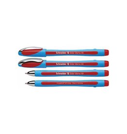 Schneider Schneider balpen Slider Memo, extra breed, rood