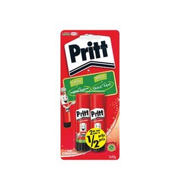 Pritt Pritt plakstift, 22 g, blister van 2 stuks, 2de aan halve prijs