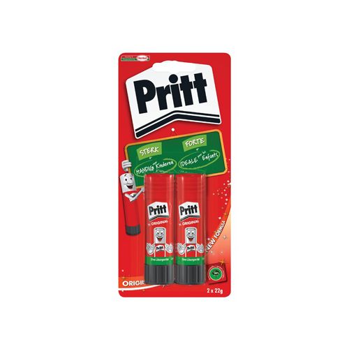 Pritt Pritt plakstift blister van 2 stuks van 22 g