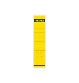 Leitz Leitz rugetiketten, zelfklevend, ft 6,1 x 28,5 cm, pak van 10 stuks, geel