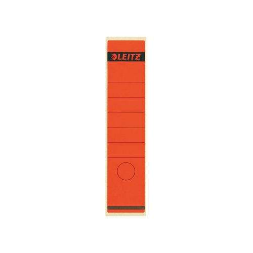 Leitz Leitz rugetiketten ft 6,1 x 28,5 cm, rood