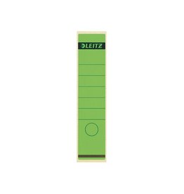 Leitz Leitz rugetiketten, zelfklevend, ft 6,1 x 28,5 cm, pak van 10 stuks, groen