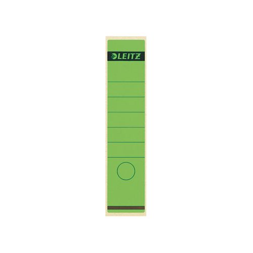 Leitz Leitz rugetiketten, zelfklevend, ft 6,1 x 28,5 cm, pak van 10 stuks, groen