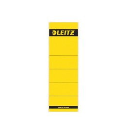 Leitz Leitz rugetiketten, zelfklevend, ft 6,1 x 19,1 cm, pak van 10 stuks, geel