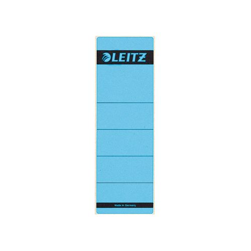 Leitz Leitz rugetiketten, zelfklevend, ft 6,1 x 19,1 cm, pak van 10 stuks, blauw