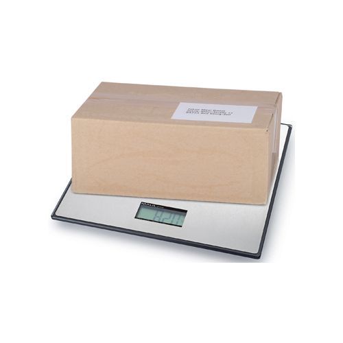 Maul MAUL pakketweegschaal Global 25kg ( /20gr) incl. batterij. Weegplateau 32x32cm, weegt kg en lb
