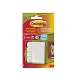 Command Command fotolijststrip, small, draagvermogen 1,8 kg, wit, blister van 8 stuks