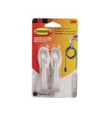 Command Command kabelbundelaar, medium, draagvermogen 900 gram, wit, blister van 2 stuks