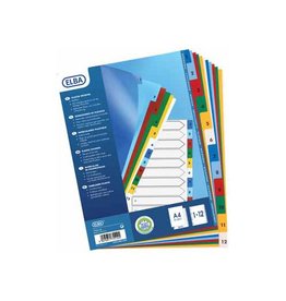 Elba Elba tabbladen set 1-12, ft A4 maxi