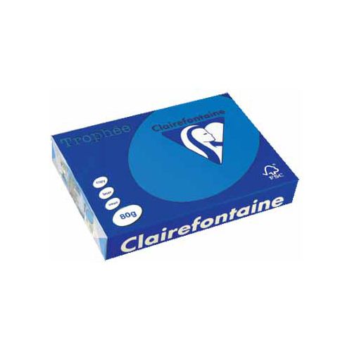 Clairefontaine Papier Clairefontaine Trophée Intens A4, 80 g, 500 vel, turkoois