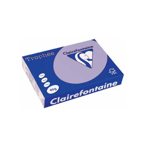 Clairefontaine Papier Clairefontaine Trophée Pastel A4, 80 g, 500 vel, lila