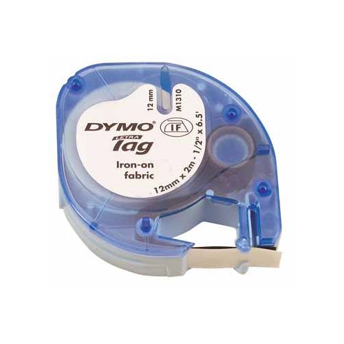 Dymo Dymo LetraTAG opstrijkbare tape 12 mm, wit