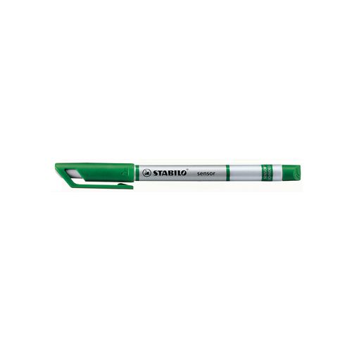 Stabilo Stabilo fineliner SENSOR (serie 187 - 189), groen [10st]