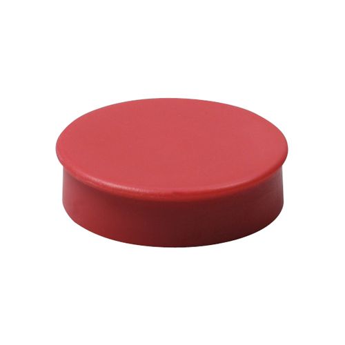 Nobo Nobo magneten, 30 mm, rood, blister van 4 stuks