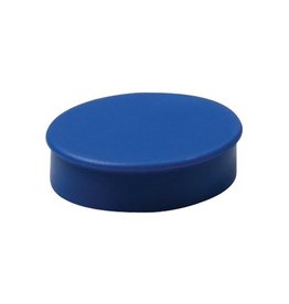 Nobo Nobo magneten diameter van 30 mm, blauw, blister van 4 stuks