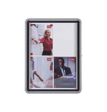 Nobo Nobo Premium Plus buitenvitrine, draaideur met slot, magnetisch, 4 x A4