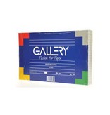 Gallery Gallery witte systeemkaarten, ft 12,5 x 20 cm, gelijnd, pak van 100 stuks