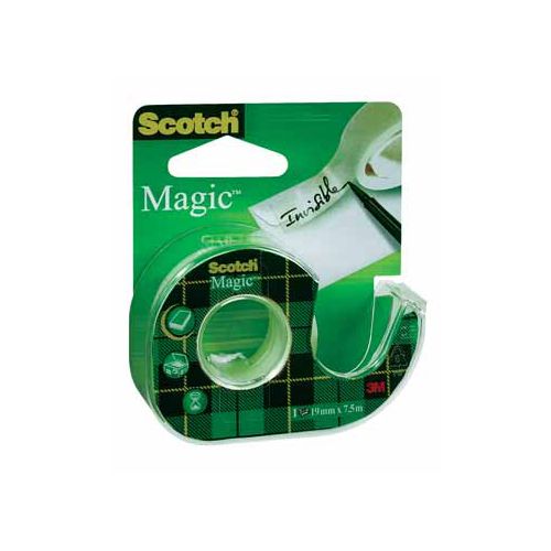 Scotch Scotch plakband Magic Tape, 19mmx7,5 m, dispenser