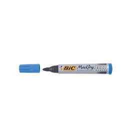 Bic Bic permanent marker 2000-2300 blauw, schrijfbreedte 1,7 mm, ronde punt
