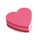 Post-it Post-it Notes mini hart, 3 kleuren, blok van 225 vel, op blister