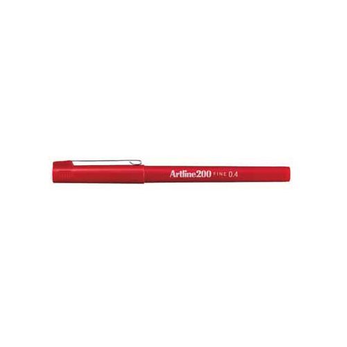 Artline Artline 200 fineliner, rood