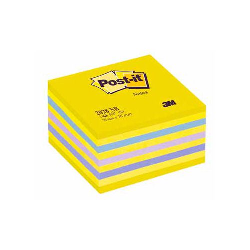 Post-It Notes Post-it Notes kubus, 450 vel, ft 76 x 76 mm, blauw-groen tinten