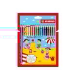 Stabilo STABILO Trio thick kleurpotlood, etui van 18 stuks in geassorteerde kleuren