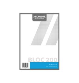 Aurora Kladblok 200Vel 5X5 A4 [1st]