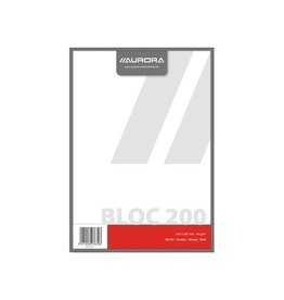 Aurora Kladblok 200Vel Uni A4 [1st]