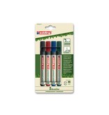Edding Edding permanent marker Ecoline e-21 set van 4 stuks in geassorteerde kleuren