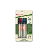 Edding Edding permanent marker Ecoline e-21 set van 4st in assorti