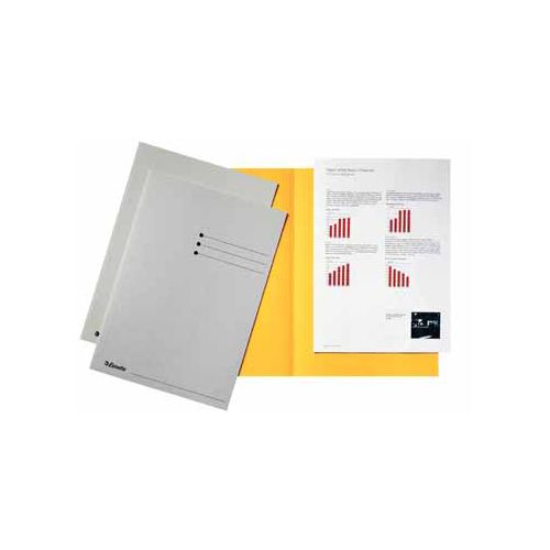 Esselte Esselte dossiermap grijs, karton van 180 g/m², pak van 100 stuks