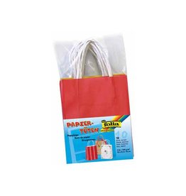 Folia Folia papieren kraft zak, 110-125 g/m², geassorteerde kleuren, pak van 10 stuks