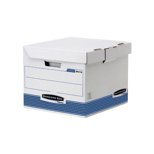 Bankers Box Fellowes Flip Top Kubus — levering per 10