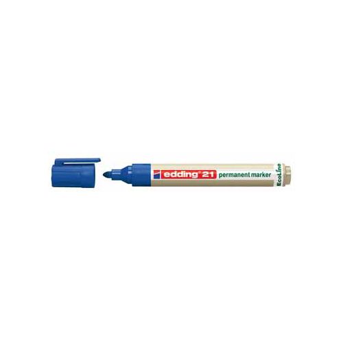 Edding Edding permanent marker Ecoline e-21 blauw