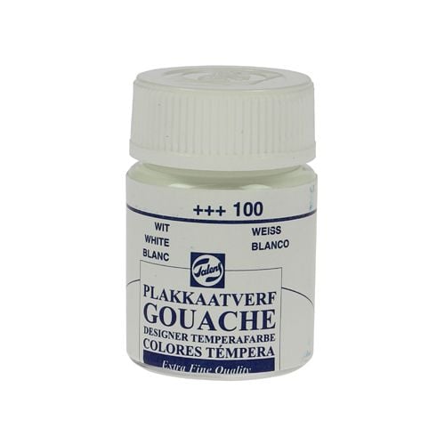 Talens Talens plakkaatverf Extra Fijn flacon van 16 ml, wit