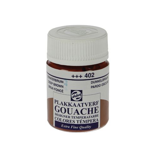 Talens Talens plakkaatverf Extra Fijn flacon van 16 ml, donkerbruin