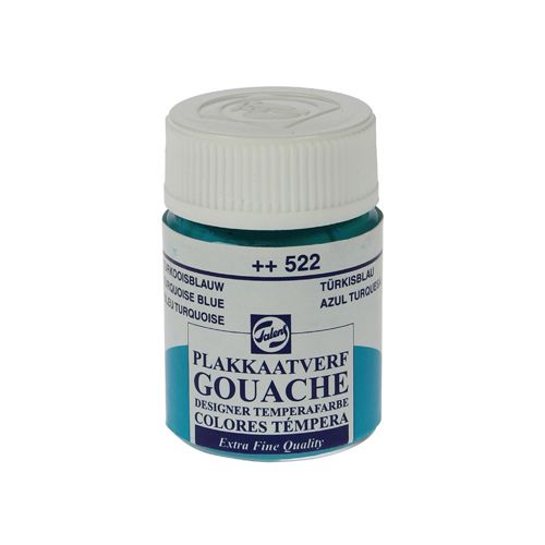 Talens Talens plakkaatverf Extra Fijn flacon van 16 ml, turkooisblauw
