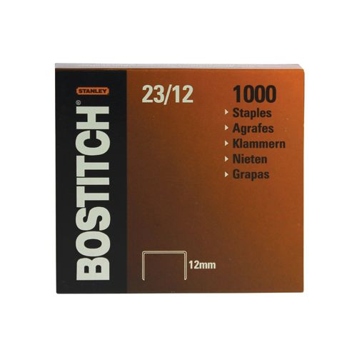 Bostitch Bostitch nietjes 23-12-1M, 12 mm, verzinkt, voor B310HDS, 00540, HD-23L17, HD-12F