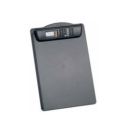 Maul MAUL klemplaat hard kunststof met calculator A4 staand zwart